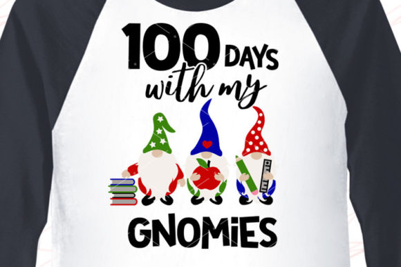 Embroidering 100 Days with My GNOMIES Gnomes School
