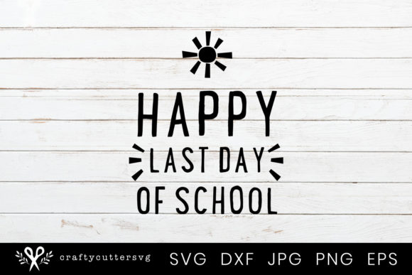 Happy Last Day of School - Sun Clipart