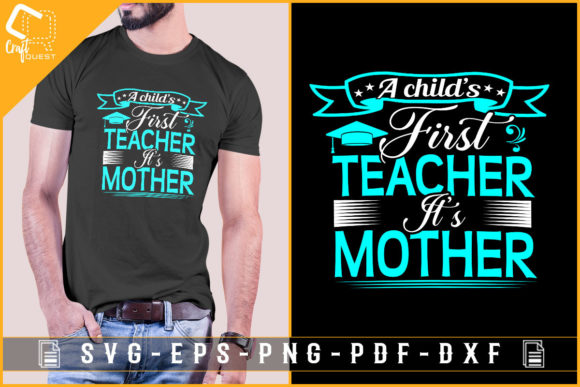 Mother's Day T-shirt Design for Teachers