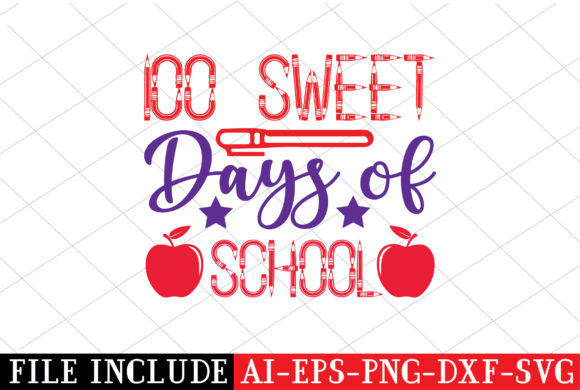 Review: 100 Sweet Days of School Embroidery Design