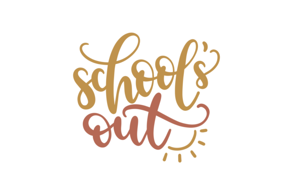 School's Out: A Versatile Embroidery Design