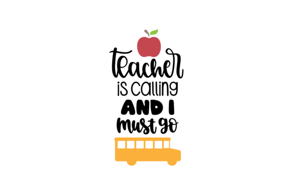 Teacher is Calling: A Charming Embroidery Design