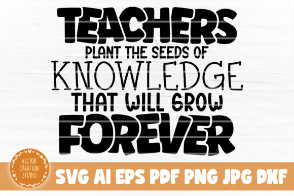 Teacher Plant the Seed of Knowledge Svg Review